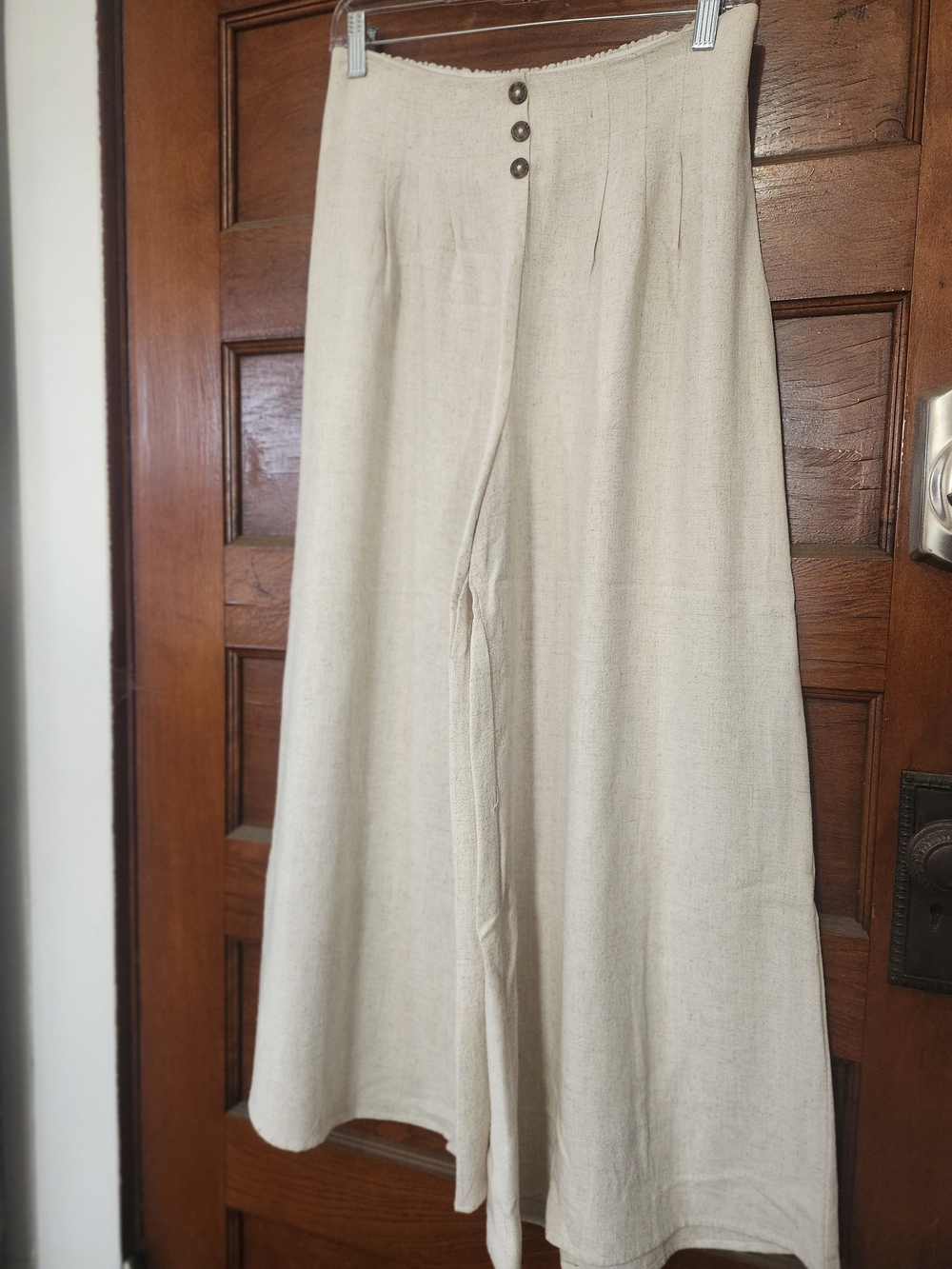 Sienna Sky Soft Cream Elastic Waist Pants